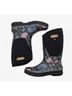 Bogs Floral Multi Color Black Rain Boots Size 6 - photo 4