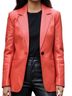 STAUD 100% Polyurethane 100% Polyester Orange Blazer Size S - photo 1