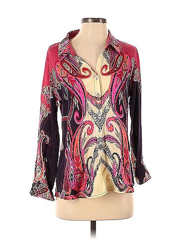 Nic + Zoe Nic + Zoe 3/4 Sleeve Silk Top (view 1)