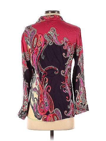Nic + Zoe Nic + Zoe 3/4 Sleeve Silk Top (view 2)