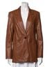 STAUD Faux Leather Blazer Jacket - photo 5