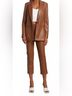 STAUD Faux Leather Blazer Jacket - photo 4