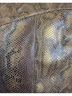Ruby Rd. 100% Polyester Snake Print Brown Leather Jacket Size 12 - photo 6