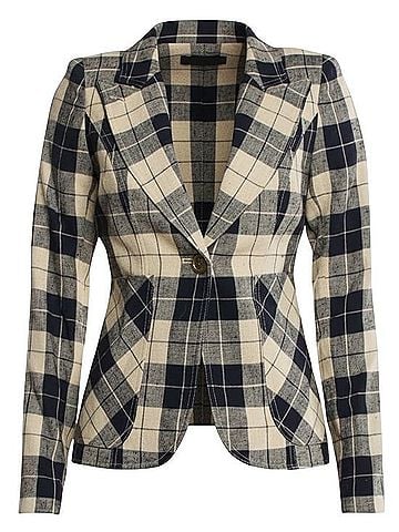 Smythe Patch Pocket Duchess Blazer Jacket (view 1)