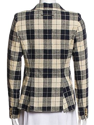 Smythe Patch Pocket Duchess Blazer Jacket (view 2)