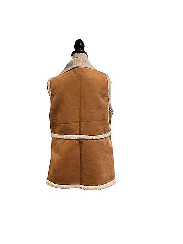 Maurices Boho Faux Suede Sherpa lining Vest (view 2)