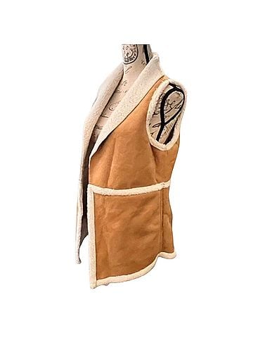 Maurices Boho Faux Suede Sherpa lining Vest (view 1)