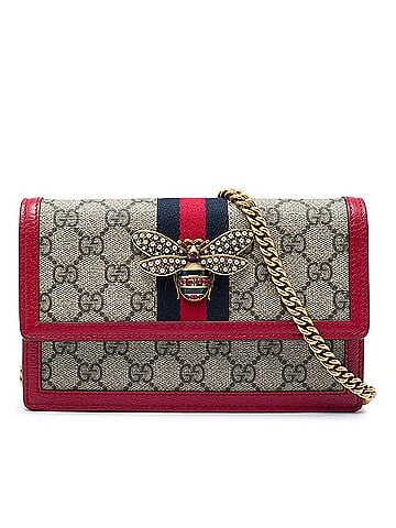 Gucci GG Supreme Queen Margaret Wallet on Chain (view 1)