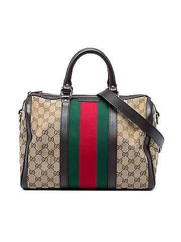 Gucci Medium GG Canvas Web Joy Boston Bag (view 1)