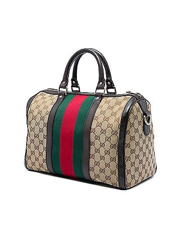 Gucci Medium GG Canvas Web Joy Boston Bag (view 2)