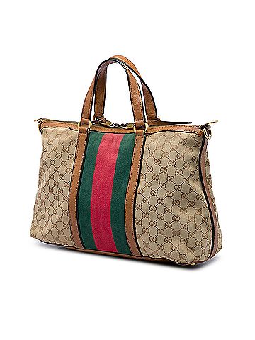 Gucci Medium GG Canvas Web Rania Top Handle Bag (view 2)