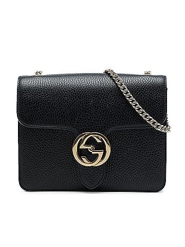 Gucci Small Dollar Calfskin Interlocking G Crossbody (view 1)