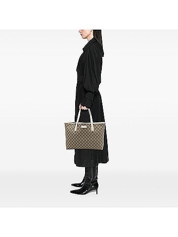Gucci Medium GG Supreme Tote (view 2)