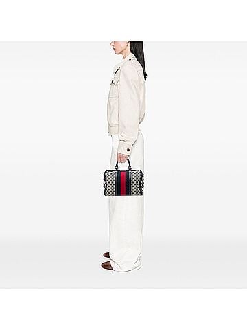 Gucci Medium GG Canvas Web Joy Boston Bag (view 2)