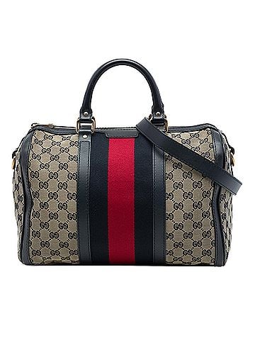 Gucci Medium GG Canvas Web Joy Boston Bag (view 1)