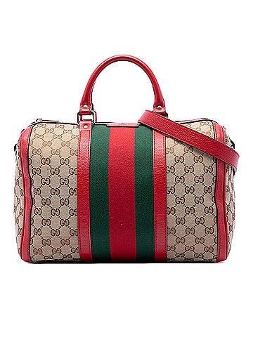 Gucci Medium GG Canvas Web Joy Boston Bag (view 1)