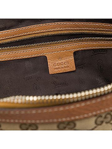 Gucci Medium GG Canvas Charm Satchel (view 2)