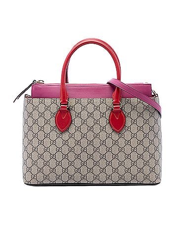 Gucci GG Supreme Linea A Satchel (view 1)
