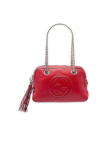 Gucci Calfskin Soho Chain Zip Shoulder Bag (view 1)