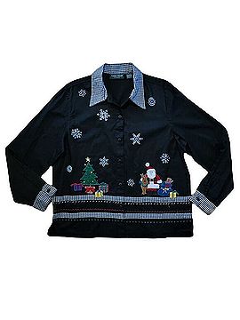 QVC Long Sleeve T-Shirt (view 1)