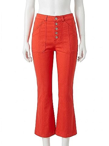 Cinq à Sept Wallace Jeans in Cherry Tomato (view 1)