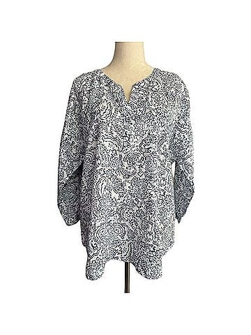 J.Jill Love Linen 3/4 Sleeve Blouse (view 1)