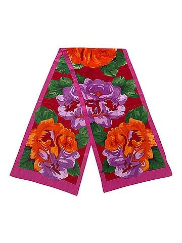 Oscar De La Renta Silk Scarf (view 1)