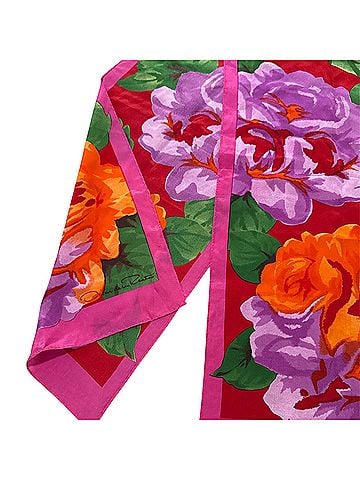 Oscar De La Renta Silk Scarf (view 2)