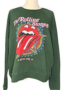 Daydreamers Rolling Stones Graphic Crewneck Long Sleeve Top (view 1)