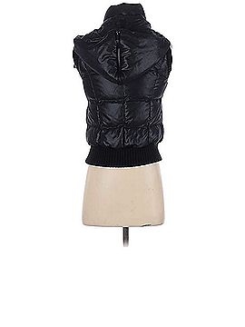 BCBGMAXAZRIA Black Quilted Puffer Vest Vest (view 2)