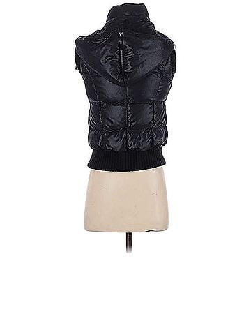 BCBGMAXAZRIA Black Quilted Puffer Vest Vest (view 2)