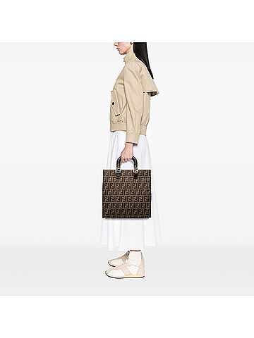 Fendi Zucca Canvas Twins Tote (view 2)