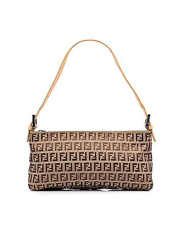 Fendi Zucchino Canvas Pochette (view 1)