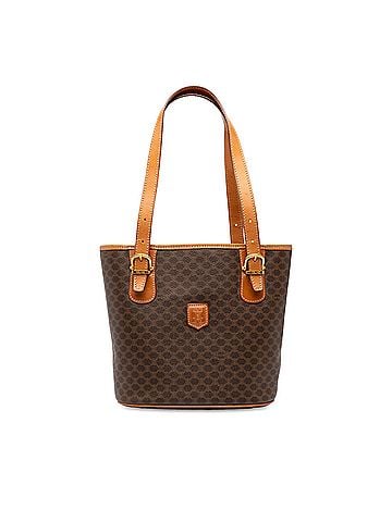 Céline Macadam Coated Canvas Tote (view 1)
