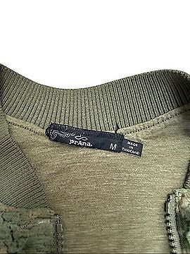PrAna Olive Camo Sherpa Bomber Jacket Jacket (view 2)