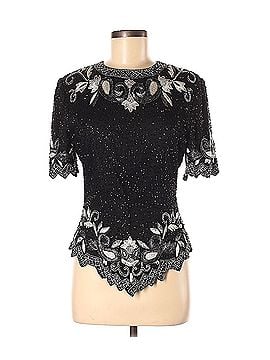 Laurence Kazar New York Laurence Kazar New York Short Sleeve Silk Top (view 1)