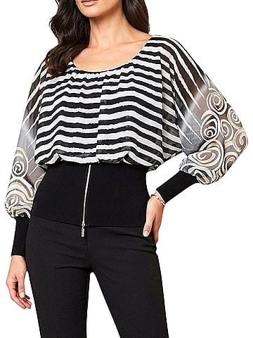 Frank Lyman Design 001194 Short Sleeve Blouse (view 1)