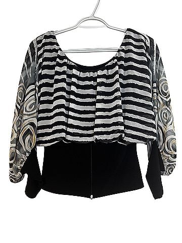 Frank Lyman Design 001194 Short Sleeve Blouse (view 2)