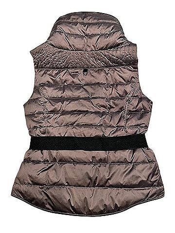 Zara Fur Collar Puffer Vest Vest (view 2)