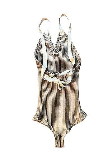 Tory Burch color blocked rib Bodysuit (view 2)