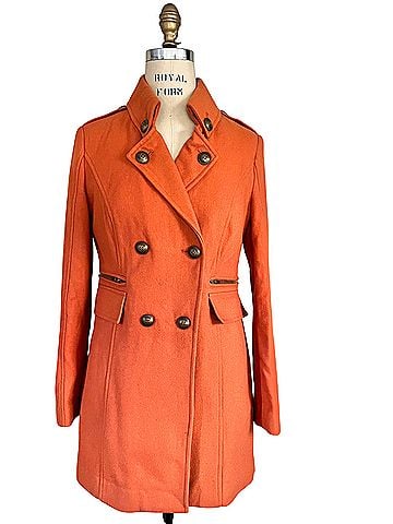 Black Rivet Coat (view 1)