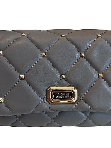 Badgley Mischka Leather Clutch (view 2)