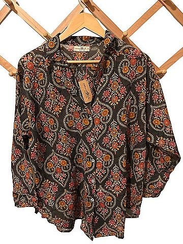 Natural Life Long Sleeve Blouse (view 2)