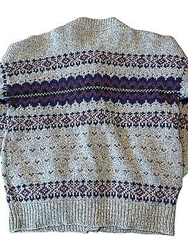REI Fair Isle Buttonfront Cardigan Wool Cardigan (view 2)