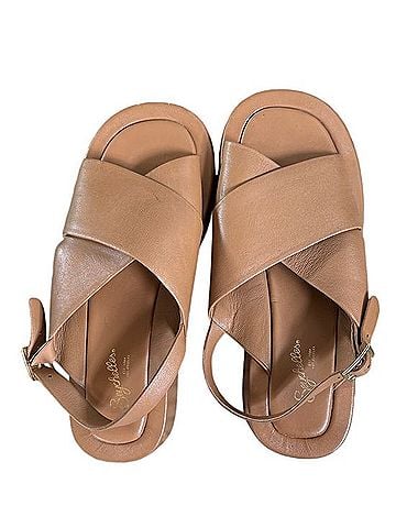 Seychelles Cognac Leather Crossover Slingback Sandals Sandals (view 1)