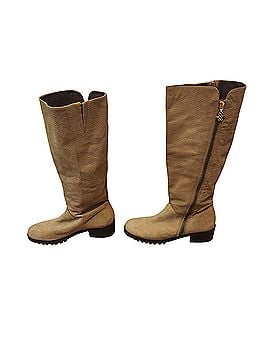 Diane von Furstenberg pebbled leather knee-high Boots (view 1)