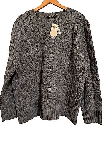 Lauren by Ralph Lauren Cable Knit Wool Pullover Sweater (view 2)