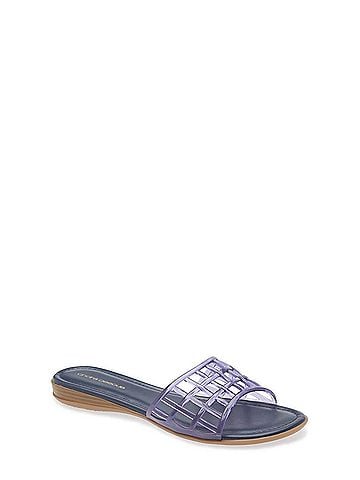 Andre Assous Women's Nabil Jelly Sandals in Navy (view 1)