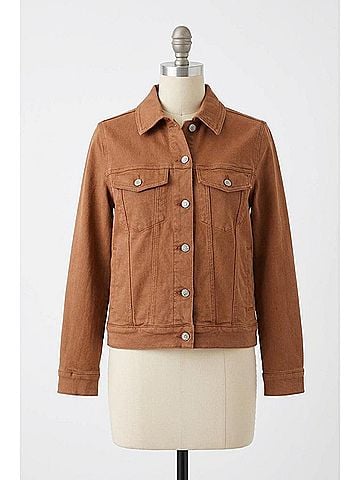 Judy Blue Women's Garment Dyed Camel Jacket in Camel (view 1)