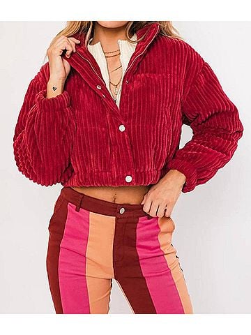 Le Lis Cranberry Crush Jacket in Berry (view 2)